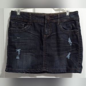 New Dynamite Denim Mini Skirt